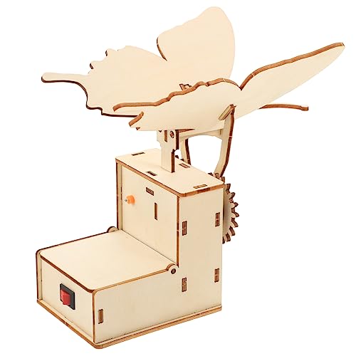 Yardwe 1 Satz Mechanischer bionischer Schmetterling elektrisch simulierte Schmetterlinge zum Zusammenbauen von Schmetterlingen handwerksspielzeug Schmetterlinge-Kit Holz Yardwe 1 Satz Mechanischer bionischer Schmetterling elektrisch simulierte Schmetterlinge zum Zusammenbauen von Schmetterlingen handwerksspielzeug Schmetterlinge-Kit Holz von Yardwe