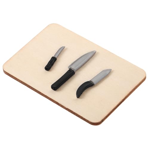 Yardwe 1 Satz Messer -Set - Puppenhaus-Miniaturwerkzeuge Puppenhauszubehör Miniatur-Zeug Mini-Sachen Küchenzubehör für Puppenstuben Puppenhaus-Miniaturen Holz Yardwe 1 Satz Messer -Set - Puppenhaus-Miniaturwerkzeuge Puppenhauszubehör Miniatur-Zeug Mini-Sachen Küchenzubehör für Puppenstuben Puppenhaus-Miniaturen Holz von Yardwe