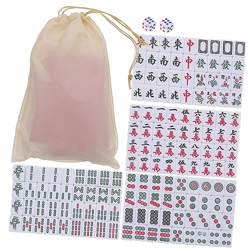 Yardwe 1 Satz Mini Mahjong Set Tragbares Mini Mahjong Spielset mit Aufbewahrungsbox für Partys Reisen und Zuhause Perfektes Yardwe 1 Satz Mini Mahjong Set Tragbares Mini Mahjong Spielset mit Aufbewahrungsbox für Partys Reisen und Zuhause Perfektes von Yardwe