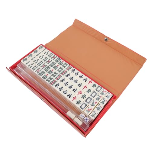 Yardwe 1 Satz Mini Mahjong Set für Reisen Tragbares Mahjong Set mit Spielsteinen Kompaktes und Unterhaltsames für Unterwegs für Freunde und Partys Yardwe 1 Satz Mini Mahjong Set für Reisen Tragbares Mahjong Set mit Spielsteinen Kompaktes und Unterhaltsames für Unterwegs für Freunde und Partys von Yardwe