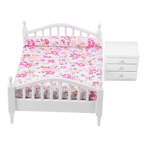 Yardwe 1 Satz Mini-Möbelset Puppenstubenmöbel Puppenhausmöbel im Maßstab 1:12 Mini-Hausbett Puppenhausbett Schlafzimmer zubehör Holz puppenbett Mini-Verzierung Puppenminibett Stoff Yardwe 1 Satz Mini-Möbelset Puppenstubenmöbel Puppenhausmöbel im Maßstab 1:12 Mini-Hausbett Puppenhausbett Schlafzimmer zubehör Holz puppenbett Mini-Verzierung Puppenminibett Stoff von Yardwe