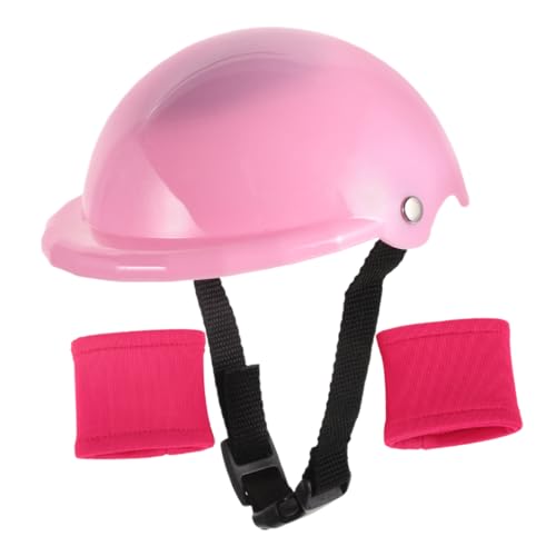 Yardwe 1 Satz Mini Sport Helm und Schützer für Puppen für Rollenspiele aus Langlebigem mit Feiner Verarbeitung und Umfassendem Schutz von Yardwe