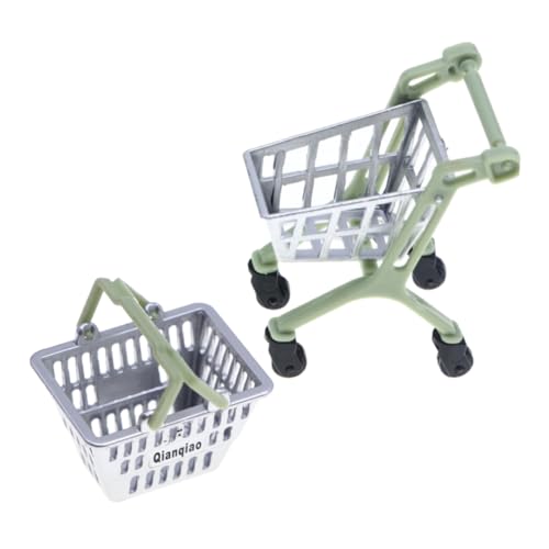 Yardwe 1 Satz Mini Supermarkt Einkaufskorb Supermarktwagen Korbspielzeug Mini-Korb Für Supermarkt Kleiner Korb Szenenzubehör Kleiner Partykorb Mini-hausmöbel- Plastik von Yardwe