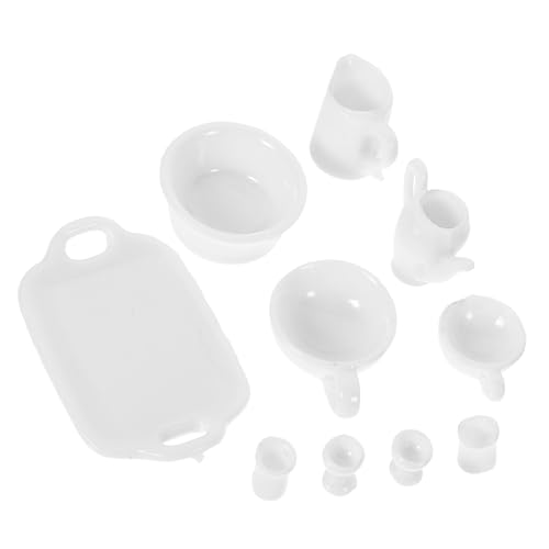 Yardwe 1 Satz Mini-küchenutensilien Puppenhauslieferungen Zubehör Für Puppenhäuser Tiny House Accessoires Mini-hausküchengeschirr Puppenhausverzierung Plastik Weiß Yardwe 1 Satz Mini-küchenutensilien Puppenhauslieferungen Zubehör Für Puppenhäuser Tiny House Accessoires Mini-hausküchengeschirr Puppenhausverzierung Plastik Weiß von Yardwe