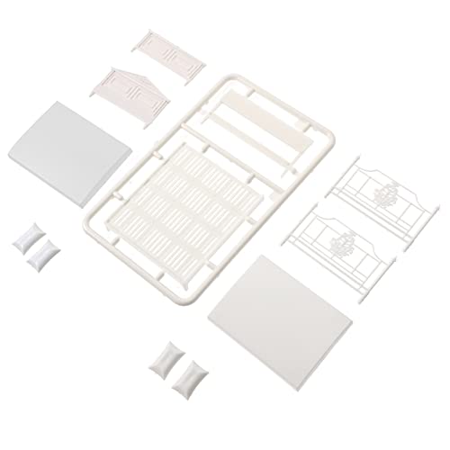 Yardwe 1 Satz Modell Bett Bettmodell Mini-schlafzimmermöbel Landschaftsgestaltung Puppenbett Kinderbedarf Kinderzubehör Landschaftsgestaltung Von Mini-möbeln DIY Mini-möbel Weiß Abs Yardwe 1 Satz Modell Bett Bettmodell Mini-schlafzimmermöbel Landschaftsgestaltung Puppenbett Kinderbedarf Kinderzubehör Landschaftsgestaltung Von Mini-möbeln DIY Mini-möbel Weiß Abs von Yardwe