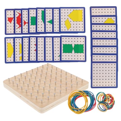Yardwe 1 Satz Montessori Holz Nagelbrett für Geometrisches Formen Lernspielzeug Pädagogisches Werkzeug zur Entwicklung von Hand Auge Koordination Farben Zufällig Zufällige Yardwe 1 Satz Montessori Holz Nagelbrett für Geometrisches Formen Lernspielzeug Pädagogisches Werkzeug zur Entwicklung von Hand Auge Koordination Farben Zufällig Zufällige von Yardwe