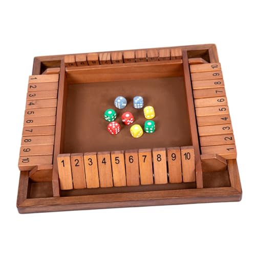 Yardwe 1 Satz Multiplayer Trinkspiel Interaktives Zahlenflip für Erwachsene für Partys Bars und Camping Leicht Tragbar Fördert Mathematisches und Unterhaltung von Yardwe