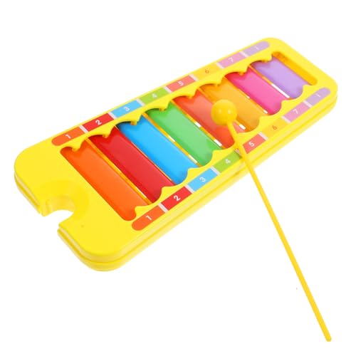 Yardwe 1 Satz Musikalisches Xylophon Percussion Instrument für Schlägel Fördert Kreativität und Musikverständnis Lernspielzeug für Kleine Musiker Zufällige Farbe von Yardwe