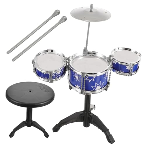 Yardwe 1 Satz Musikinstrumente Schlagzeug für Kleinkinder für Kreative Entwicklung und Motorische Fähigkeiten Sicher und Zuverlässig DREI Trommeln im Realistischen Design Yardwe 1 Satz Musikinstrumente Schlagzeug für Kleinkinder für Kreative Entwicklung und Motorische Fähigkeiten Sicher und Zuverlässig DREI Trommeln im Realistischen Design von Yardwe