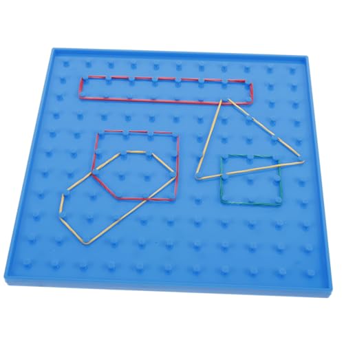 Yardwe 1 Satz Nagelbrettunterrichtshilfen Vorschul-Geoboard pädagogisches Kunststoff-Geoboard Geoboard- Stecktafeln Geoboard für Kleinkinder Steckbrett Plastik Yardwe 1 Satz Nagelbrettunterrichtshilfen Vorschul-Geoboard pädagogisches Kunststoff-Geoboard Geoboard- Stecktafeln Geoboard für Kleinkinder Steckbrett Plastik von Yardwe