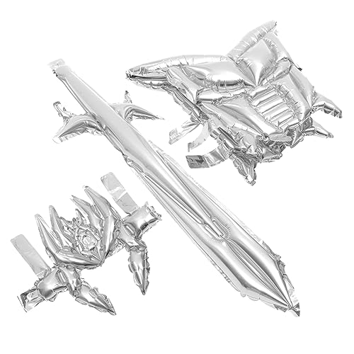 Yardwe 1 Satz Panzerballon -Set Cosplay-Versorgung Schwerter Stütze Kind Performance-Zubehör Cosplay -Accessoires Cosplay-Zubehör Kampf-Cosplay- Aluminiumfolie Silver Yardwe 1 Satz Panzerballon -Set Cosplay-Versorgung Schwerter Stütze Kind Performance-Zubehör Cosplay -Accessoires Cosplay-Zubehör Kampf-Cosplay- Aluminiumfolie Silver von Yardwe