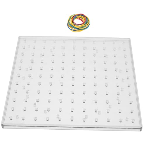 Yardwe 1 Satz Pinnian -unterrichtshilfen Stammlernspielzeug Pädagogisches Geoboard- Mathematisches Lernspielzeug Geobrett Pädagogisches Puzzlebrett Gummiband Yardwe 1 Satz Pinnian -unterrichtshilfen Stammlernspielzeug Pädagogisches Geoboard- Mathematisches Lernspielzeug Geobrett Pädagogisches Puzzlebrett Gummiband von Yardwe