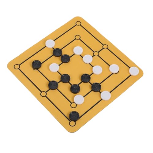 Yardwe 1 Satz Portable Tischspiel Nine Mens Morris Brettspiel für Zuhause Tragbares Schachbrett für Partys und Festivals Multifunktional als Mauspad Nutzbar Familienspiel Yardwe 1 Satz Portable Tischspiel Nine Mens Morris Brettspiel für Zuhause Tragbares Schachbrett für Partys und Festivals Multifunktional als Mauspad Nutzbar Familienspiel von Yardwe