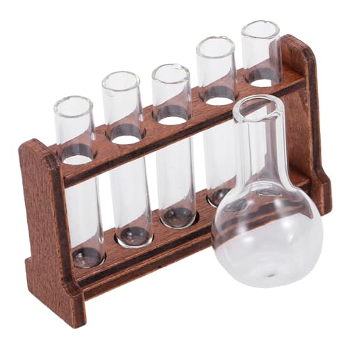 Yardwe 1 Satz Puppenhaus Reagenzglas für holzspielzeug Puppenhaus Einrichtungsgegenstände winzige Spielsachen Simulations-Minimodell Plastik von Yardwe