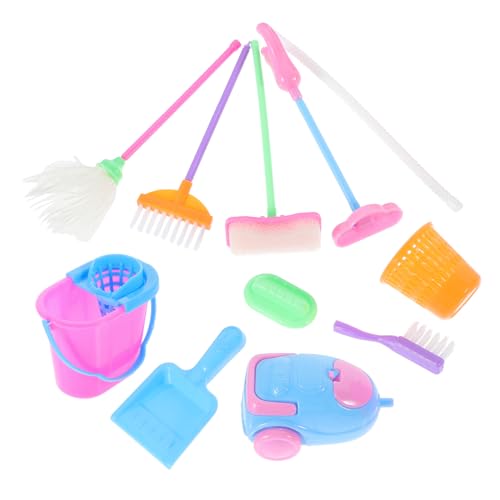 Yardwe 1 Satz Puppenzubehör Interessantes Kinderspielzeug Babyspielzeugreiniger -reinigungsspielzeug Kinderzubehör Bevorzugen Kinderspielzeug Aus Kunststoff Mini-Sachen Plastik von Yardwe