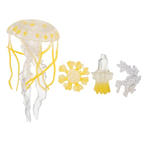 Yardwe 1 Satz Quallen-Ornamente Meerestiere Für Für Meerestiere Tierfiguren Aus Kunststoff Simuliertes Tierspielzeug Kleine Meerestierfiguren Plastik von Yardwe