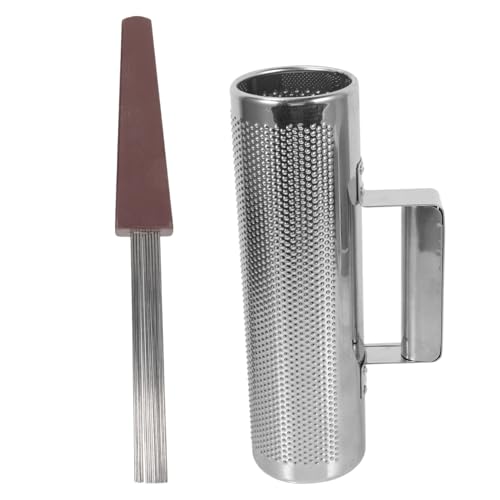Yardwe 1 Satz Rasierinstrument Guiro-Instrumente mit Schaber Schlaginstrument Musikspielzeug Percussion Instrumente musikalisches Werkzeug für Metall Silber Yardwe 1 Satz Rasierinstrument Guiro-Instrumente mit Schaber Schlaginstrument Musikspielzeug Percussion Instrumente musikalisches Werkzeug für Metall Silber von Yardwe
