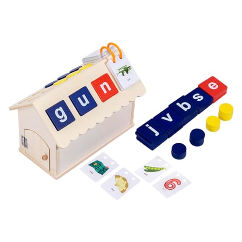 Yardwe 1 Satz Rechtschreibspiele Für Kinderspielzeug Alphabet-rechtschreibspiel Kinderbrief Lernen Blöcke Alphabet-kabine Kinderbuchstabe Kognitives Kleinkinderhütte Holz Yardwe 1 Satz Rechtschreibspiele Für Kinderspielzeug Alphabet-rechtschreibspiel Kinderbrief Lernen Blöcke Alphabet-kabine Kinderbuchstabe Kognitives Kleinkinderhütte Holz von Yardwe