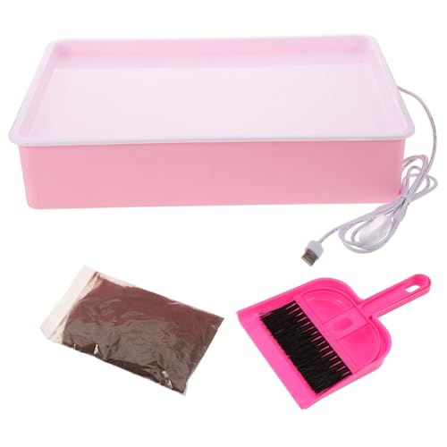 Yardwe 1 Satz Sandkasten Sandkästen Basteltablett Montessori-Klassenzimmer Plastik Rosa Yardwe 1 Satz Sandkasten Sandkästen Basteltablett Montessori-Klassenzimmer Plastik Rosa von Yardwe