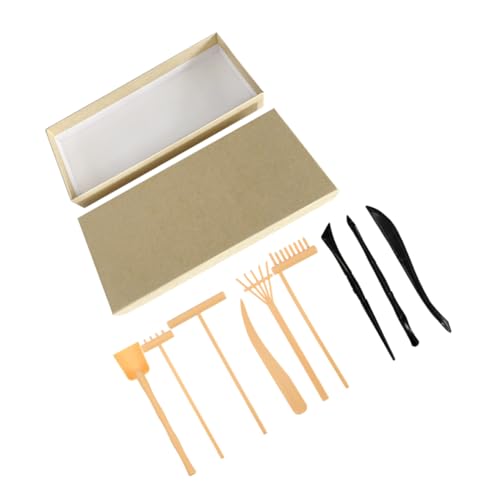 Yardwe 1 Satz Sandrechen sandspielzeug Set Zen Garten Set Sandgestaltungsset Sandkasten Dekoration Zen Garten Rake Mini-Gartenset Mini-Zen-Gartenrechenwerkzeug Japanisches Plastik Yardwe 1 Satz Sandrechen sandspielzeug Set Zen Garten Set Sandgestaltungsset Sandkasten Dekoration Zen Garten Rake Mini-Gartenset Mini-Zen-Gartenrechenwerkzeug Japanisches Plastik von Yardwe