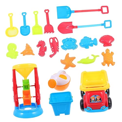 Yardwe 1 Satz Sandspielzeug für Teiliges für Sandkasten und Strand mit Bunten Formen Eimer und Förmchen Fördert Kreativität und Soziale Fähigkeiten Beim Yardwe 1 Satz Sandspielzeug für Teiliges für Sandkasten und Strand mit Bunten Formen Eimer und Förmchen Fördert Kreativität und Soziale Fähigkeiten Beim von Yardwe