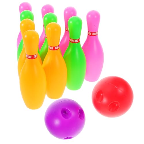 Yardwe 1 Satz Satz Bowlingkugel Spiel Kleinkind Ball Bowling Kleinkindspielzeug Flaschenring Werfen Ringwurfspiele Boxsack Für Wurfring Plastik von Yardwe