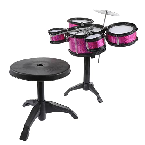 Yardwe 1 Satz Satz Simulierte Jazztrommel Jazz-Schlagzeug Für Jazz-Drum- Kinderspielzeug Spielsachen Spielzeuge Pvs Trommel Gesicht Rosy von Yardwe
