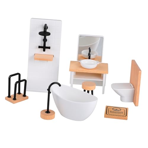 Yardwe 1 Satz Simulierte Kleinmöbel für kinderspielzeug Mini-Toilette Miniaturmöbel inklusive Toilette badewanne badespielzeug Puppenhausverzierung Badezimmermöbel Holz Yardwe 1 Satz Simulierte Kleinmöbel für kinderspielzeug Mini-Toilette Miniaturmöbel inklusive Toilette badewanne badespielzeug Puppenhausverzierung Badezimmermöbel Holz von Yardwe