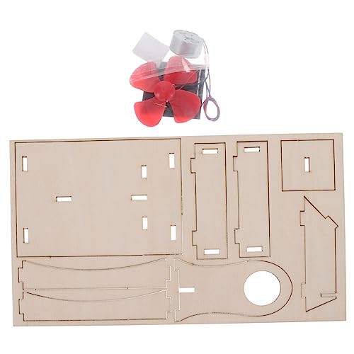 Yardwe 1 Satz Solarmontagespielzeug experimente Experiment DIY-Solarbausatz ' Craft Kits sonnenenergie Solar-Holzmodellbausätze Wissenschaftliches Lernspielzeug hölzern von Yardwe