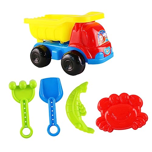 Yardwe 1 Satz Strandspielzeugauto Set Tragbares Sandspielzeug Werkzeuge Zum Sandabbau Interessantes Sandspielzeug Strandsandspielzeug Für Lernspielzeug Für Plastik Colorful von Yardwe