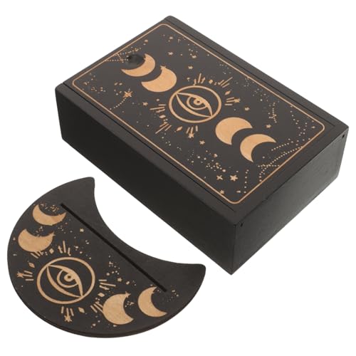 Yardwe 1 Satz Tarot-Karten-Box Tarotkartenetui Tarot-Fall Orakel Deck Zubehör Kartenhalter Tarot-kartenständer Halterungen Für Die Anzeige Von Tarotkarten Vorratsbehälter Schwarz Hölzern Yardwe 1 Satz Tarot-Karten-Box Tarotkartenetui Tarot-Fall Orakel Deck Zubehör Kartenhalter Tarot-kartenständer Halterungen Für Die Anzeige Von Tarotkarten Vorratsbehälter Schwarz Hölzern von Yardwe