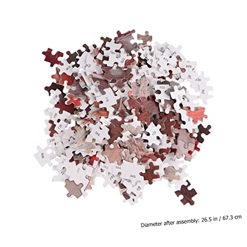 Yardwe 1 Satz Teile Jupiter Puzzle Intelligentes Decompression Puzzle für Stressabbau Rundes Planeten für Erwachsene und Familien Kreatives Geduldsspiel Sonnensystem Design von Yardwe
