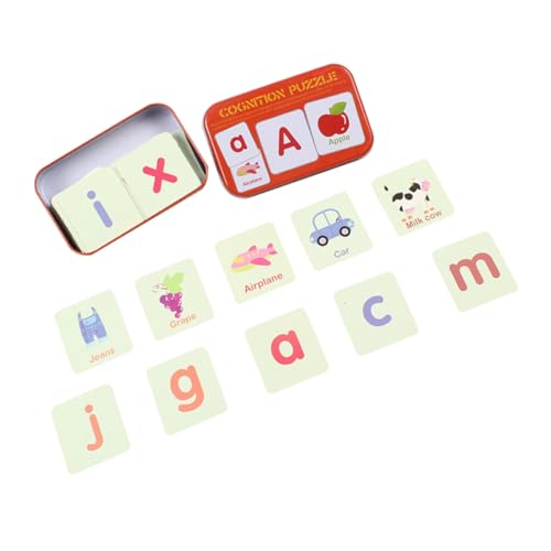 Yardwe Teiliges Alphabetisierungs-Puzzle-Spielzeug Für Junge Mädchen Lernspielzeug Mit Buchstabenerkennungskarte Kreatives Kognitives Frühpädagogisches Spielzeug Aus Papier Rot Yardwe Teiliges Alphabetisierungs-Puzzle-Spielzeug Für Junge Mädchen Lernspielzeug Mit Buchstabenerkennungskarte Kreatives Kognitives Frühpädagogisches Spielzeug Aus Papier Rot von Yardwe