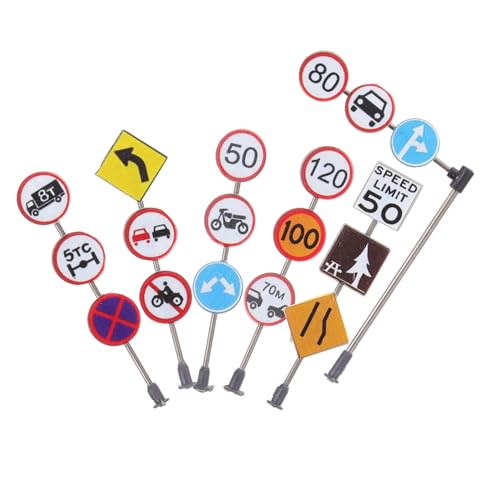 Yardwe 1 Satz Teiliges Verkehrsschilder für Lernspielzeug zur Verkehrserziehung Fördert Kognitive Fähigkeiten und Motorik für Spielzentren und Outdoor Aktivitäten Yardwe 1 Satz Teiliges Verkehrsschilder für Lernspielzeug zur Verkehrserziehung Fördert Kognitive Fähigkeiten und Motorik für Spielzentren und Outdoor Aktivitäten von Yardwe
