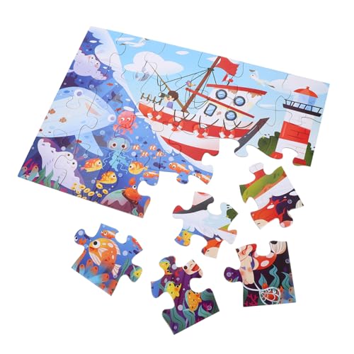 Yardwe 1 Satz Tierisches Puzzle für Teiliges aus Hochwertigem Fördert Kognitive Fähigkeiten und Hand Augen Koordination für Jungen und Jahren Meereswelt Yardwe 1 Satz Tierisches Puzzle für Teiliges aus Hochwertigem Fördert Kognitive Fähigkeiten und Hand Augen Koordination für Jungen und Jahren Meereswelt von Yardwe