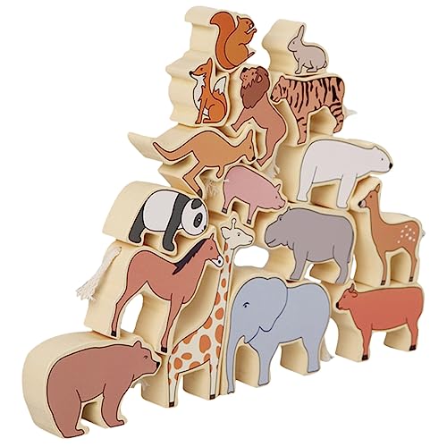 Yardwe 1 Satz Tierspaß Holzspielzeugset für Kleinkinder Pädagogische Bausteine Farberkennung und Kreativität für Täglichen Spielspaß und Geburtstagsgeschenke Yardwe 1 Satz Tierspaß Holzspielzeugset für Kleinkinder Pädagogische Bausteine Farberkennung und Kreativität für Täglichen Spielspaß und Geburtstagsgeschenke von Yardwe