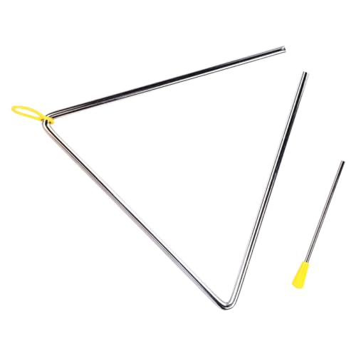 Yardwe 1 Satz Tragbarem Dreieck für Kreatives Schlaginstrument Des Musikalischen Interesses Triangel für Junge Musiker und Musikalische Früherziehung Yardwe 1 Satz Tragbarem Dreieck für Kreatives Schlaginstrument Des Musikalischen Interesses Triangel für Junge Musiker und Musikalische Früherziehung von Yardwe