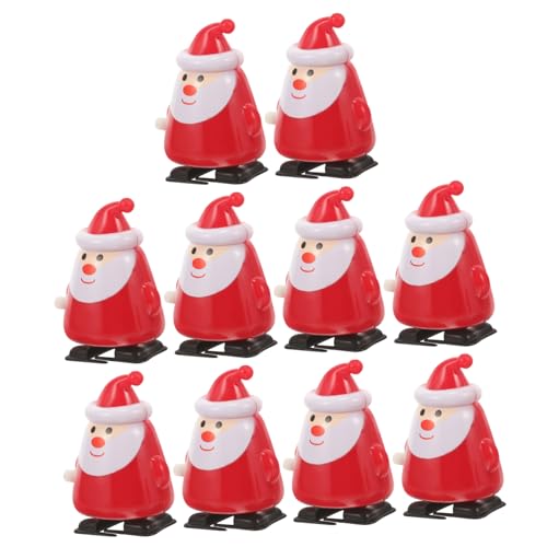 Yardwe 1 Satz Weihnachtsmann Aufziehspielzeug Set Teiliges Clockwork für Lernspielzeug und Farberkennung als Partygeschenk für Festliche Dekoration von Yardwe