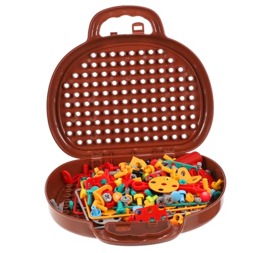 Yardwe 1 Satz Werkzeugkoffer Set für Teiliges DIY mit Schraubendreher Muttern und Werkzeugen Pädagogisches Lernspielzeug Problemlösungsfähigkeiten und Handwerklichem Geschick Yardwe 1 Satz Werkzeugkoffer Set für Teiliges DIY mit Schraubendreher Muttern und Werkzeugen Pädagogisches Lernspielzeug Problemlösungsfähigkeiten und Handwerklichem Geschick von Yardwe