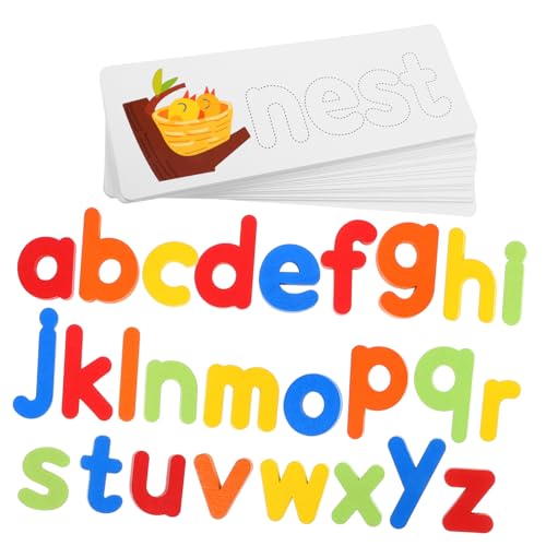 Yardwe 1 Satz Wortbuchstabierspielzeug Kleinkind Rätsel Kinderbuchstabe Kognitives Buchstabenblock Für Holzspielzeug Für Kleinkinder Rechtschreibspielzeug Papier Yardwe 1 Satz Wortbuchstabierspielzeug Kleinkind Rätsel Kinderbuchstabe Kognitives Buchstabenblock Für Holzspielzeug Für Kleinkinder Rechtschreibspielzeug Papier von Yardwe