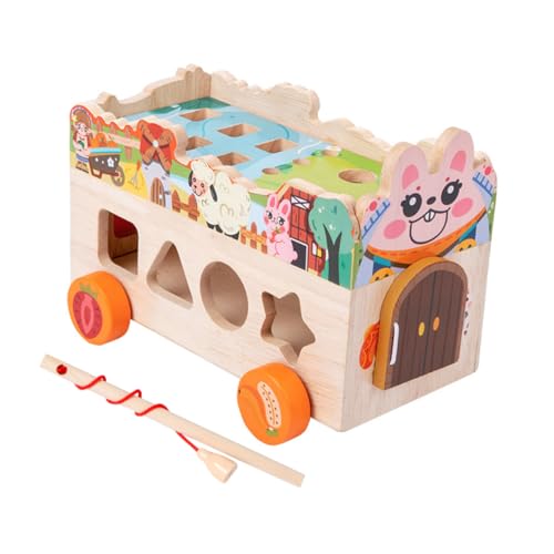 Yardwe 1 Satz für Fischereigebäude bauten Puzzlematte Holzform passendes Pädagogikspielzeug Blöcke Passendes für Kleinkinder hölzern Orange Yardwe 1 Satz für Fischereigebäude bauten Puzzlematte Holzform passendes Pädagogikspielzeug Blöcke Passendes für Kleinkinder hölzern Orange von Yardwe