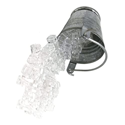 Yardwe 1 Satz gefälschtes Eismodell kinderspielzeug miniaturen Figuren miniaturfiguren Eiswürfel Statue eiserner Eimer Puppe Eisspielzeug eiserne Eimerfigur Harz von Yardwe