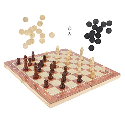 Yardwe 1 Satz pädagogisches Spielset Unterhaltungsspielzeug Kinderspielzeug Schach Schachspiel Familienspielspielzeug Bildungsspielzeug hölzern Brown Yardwe 1 Satz pädagogisches Spielset Unterhaltungsspielzeug Kinderspielzeug Schach Schachspiel Familienspielspielzeug Bildungsspielzeug hölzern Brown von Yardwe