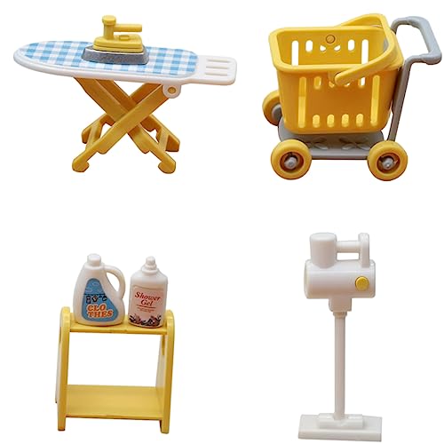 Yardwe 1 Satz saubereres Modellspielzeug küchenspielzeug für Kitchen Toys for Lernspielzeug Kinderspielzeug Simulation Waschmaschine Plastik Yellow von Yardwe