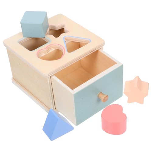 Yardwe 1 Satz und Formensortierungsspielzeug aus Holz für Kleinkinder Fördert Kognitive Fähigkeiten und Feinmotorik durch Interaktive Lernaktivitäten Yardwe 1 Satz und Formensortierungsspielzeug aus Holz für Kleinkinder Fördert Kognitive Fähigkeiten und Feinmotorik durch Interaktive Lernaktivitäten von Yardwe