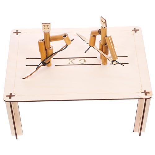 Yardwe 1 Set Bambusmann Kampfspielzeug Fechtpuppen Für Puppenbausatz Kampf Handgefertigter Puppenbausatz Bambuspuppenbausatz Pädagogisches Kognitives Puppenmaterialien von Yardwe