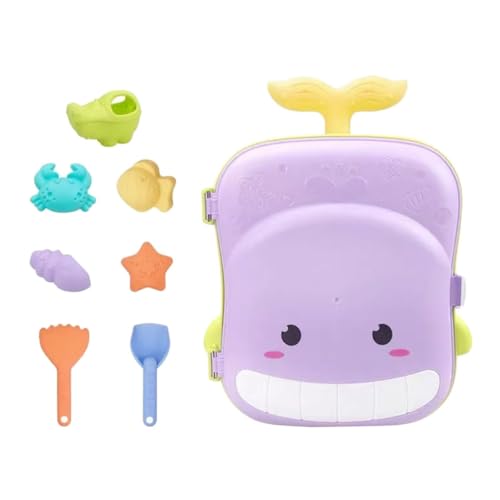 Yardwe 1 Set-Box Trolley- Werkzeug Sandspielzeug Für Kleinkinder Babyparty- Sand Graben Strandspielzeug Für Den Strand Violett Plastik von Yardwe