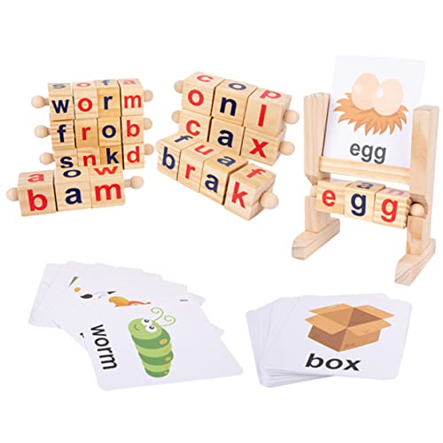 Yardwe 1 Set Buchstaben Wort Alphabet Karten Phonics Lernkarten Für Kleinkinder Lernkarten Für Buchstabenlaute Lernkarten Zum Schreiben Und Buchstabieren Lernkarten Für Frühes von Yardwe