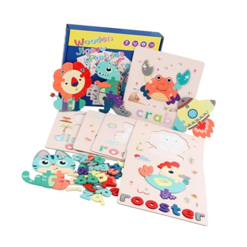 Yardwe 1 Set Buchstaben Zuordnungsspielzeug Zuordnungs Puzzlespiel Buchstaben Puzzlespielzeug Alphabete Lernspielzeug Kleinkindspielzeug Frühlern Puzzlespielzeug Buchstaben von Yardwe