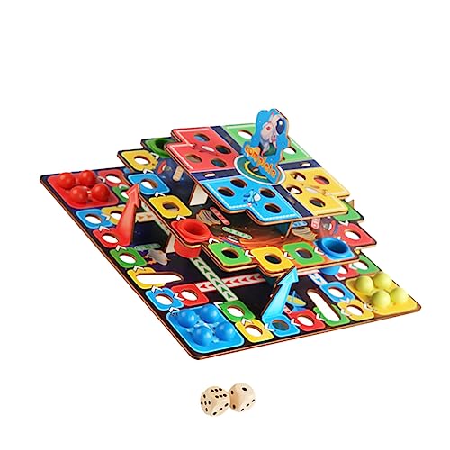 Yardwe Lernspielzeug-Set „fliegendes Schach“ Aus Holz Für Jungen Und Mädchen Sicher Für Jungen Und Mädchen Ideal Für Familienspiele von Yardwe